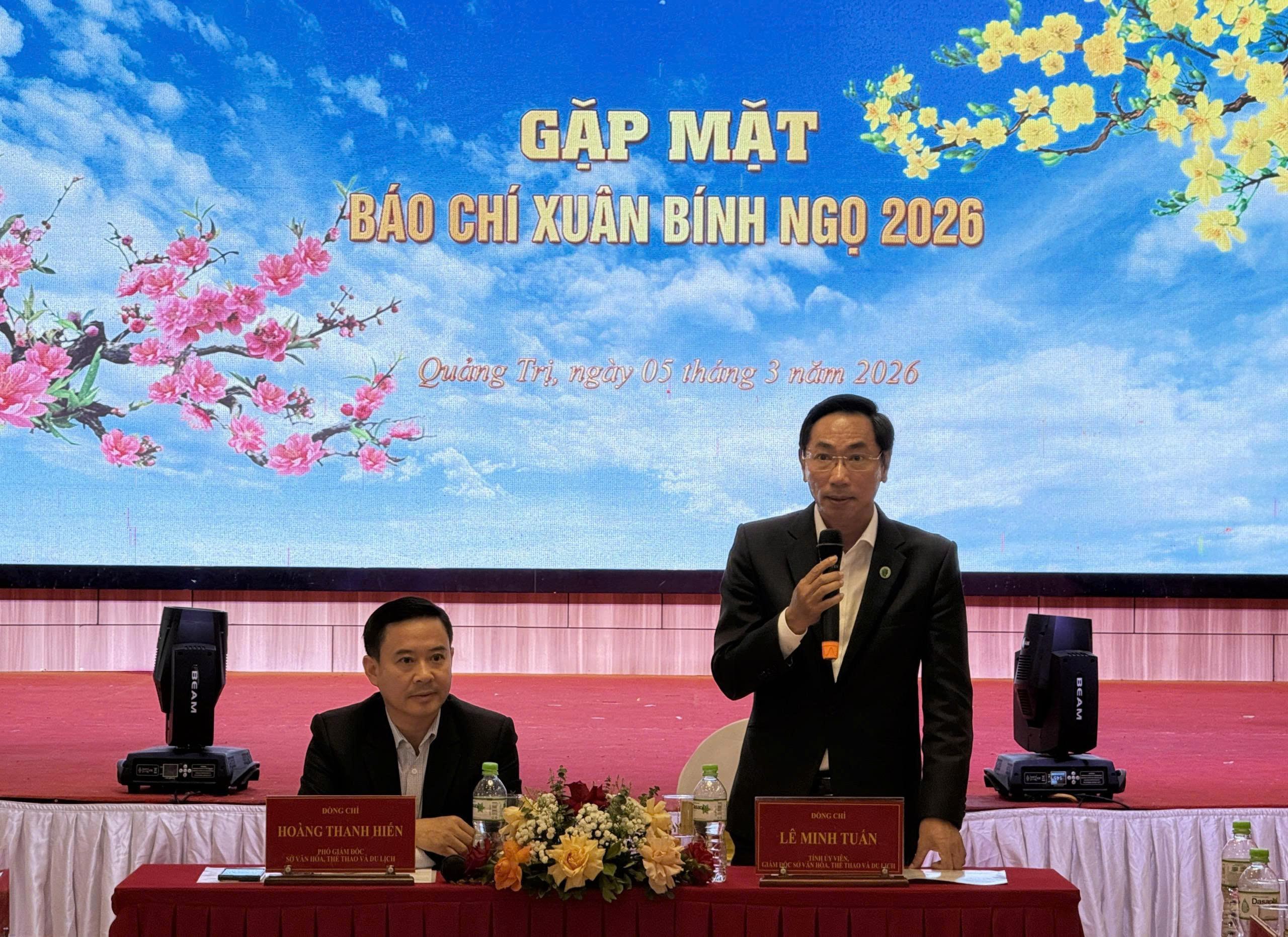 Sở Văn hóa, Thể thao và Du lịch Quảng Trị gặp mặt báo chí nhân dịp Xuân Bính Ngọ 2026