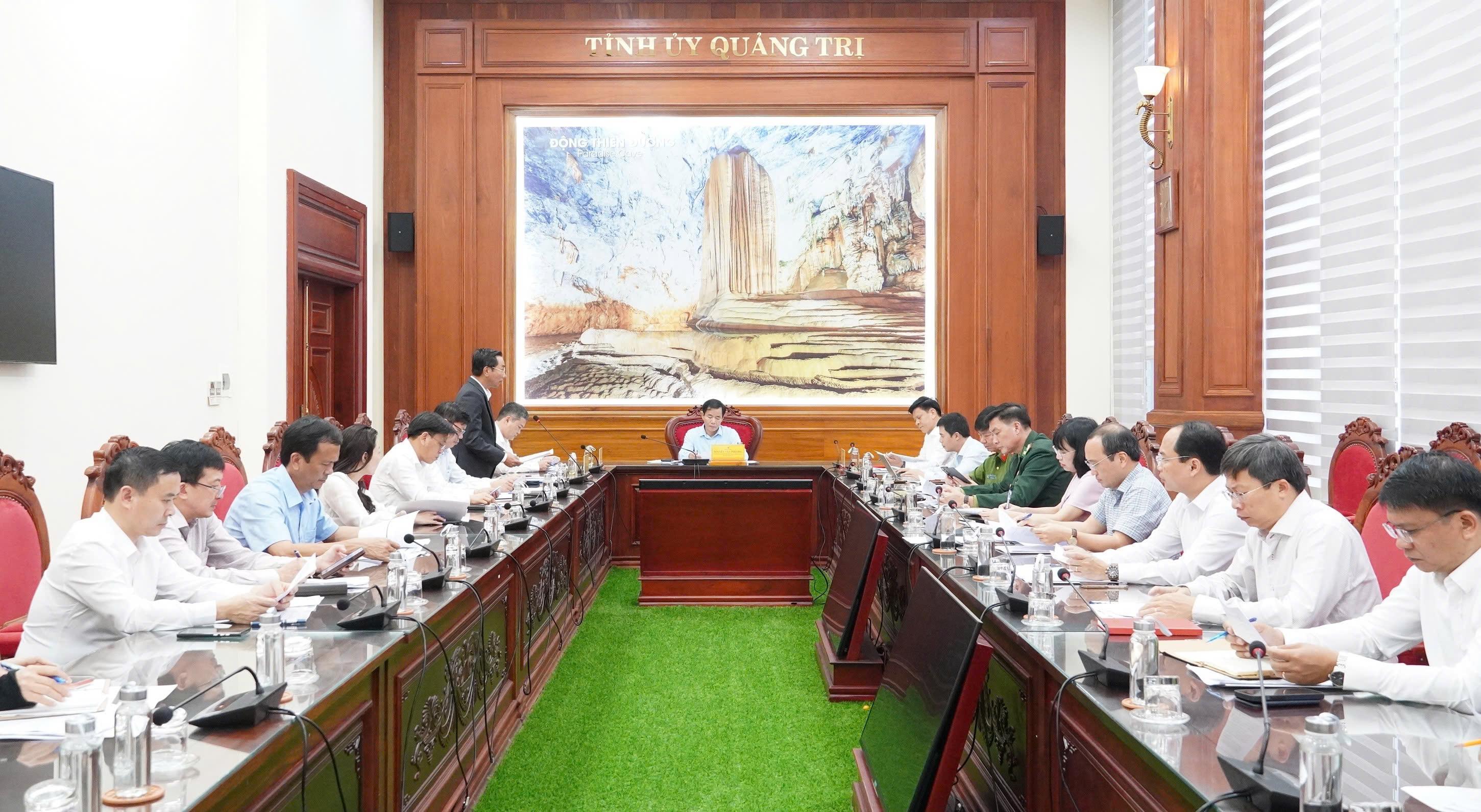 Bí thư Tỉnh ủy Quảng Trị làm việc với Sở Văn hóa, Thể thao và Du lịch về nhiệm vụ trọng tâm năm...