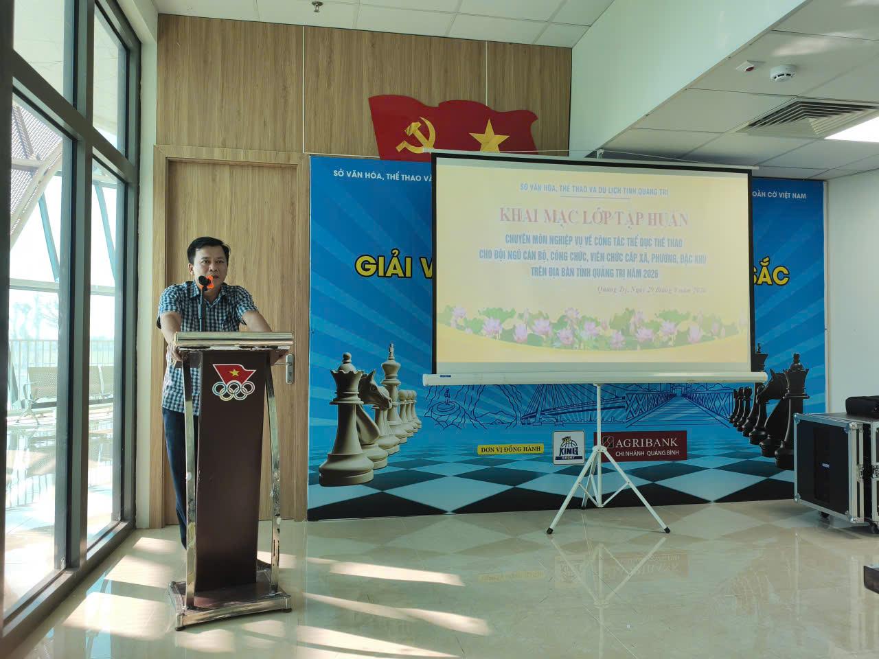 Khai mạc Lớp tập huấn chuyên môn, nghiệp vụ thể dục, thể thao tỉnh Quảng Trị năm 2026