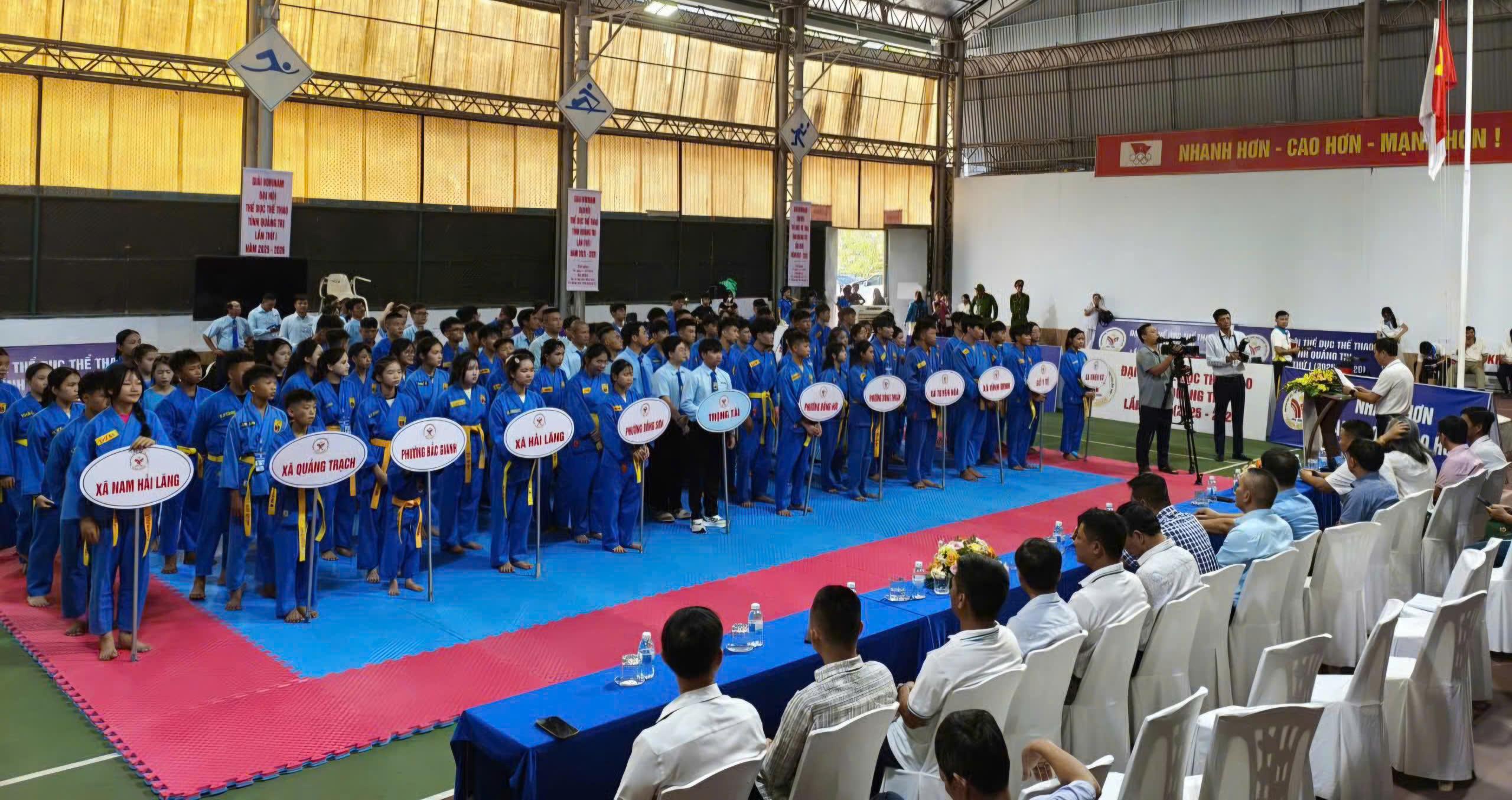 Khai mạc Giải Võ Vovinam Đại hội Thể dục thể thao tỉnh Quảng Trị lần thứ I, năm 2025 - 2026