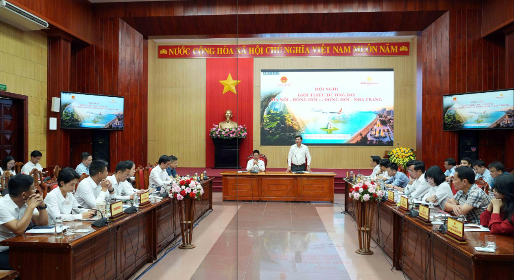 Hội nghị giới thiệu đường bay Đồng Hới – Hà Nội và Đồng Hới – Nha Trang: Mở rộng kết nối, thúc đẩy...
