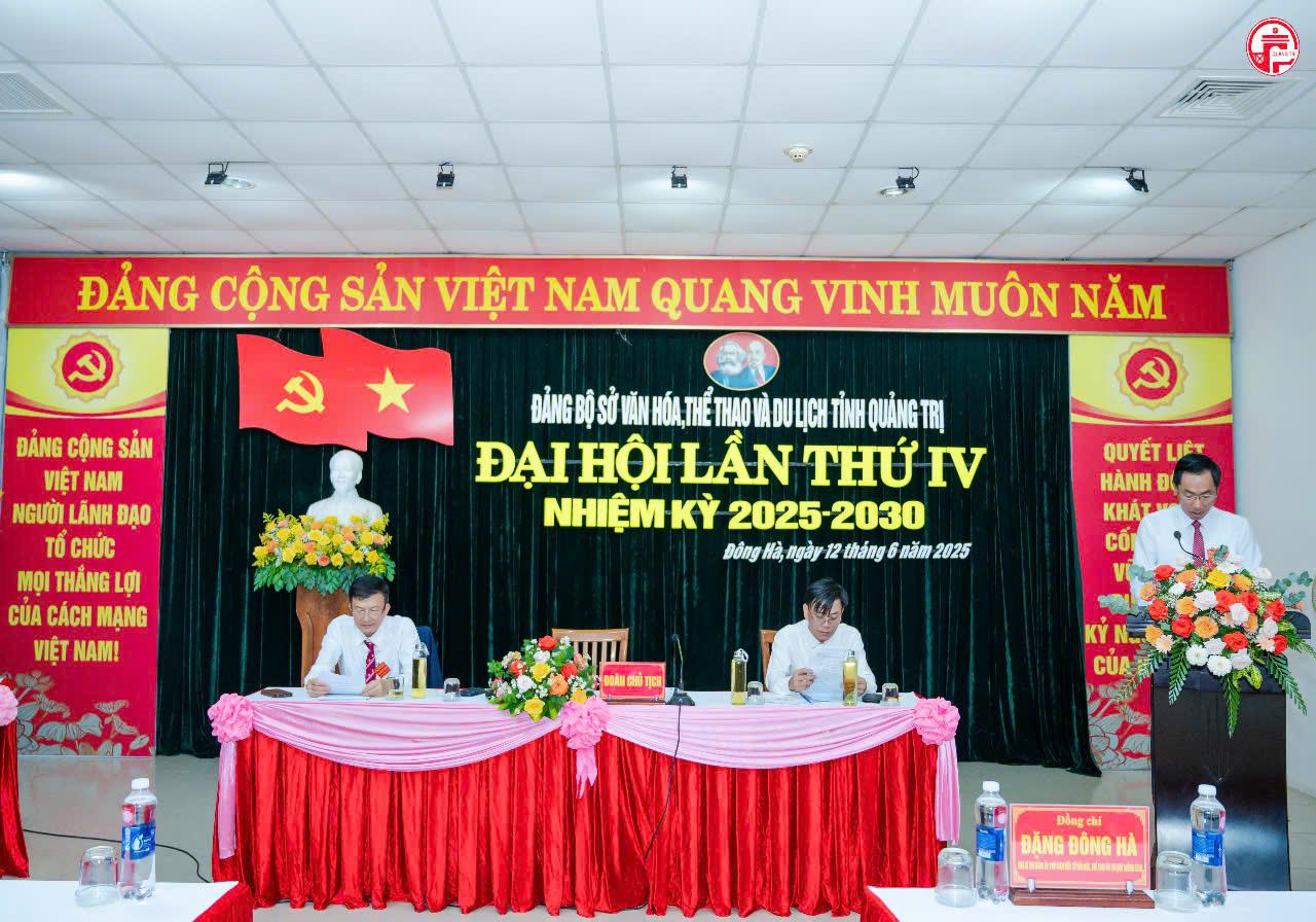 Đại hội Đảng bộ Sở Văn hóa, Thể thao và Du lịch lần thứ IV, nhiệm kỳ 2025 - 2030 thành công tốt...