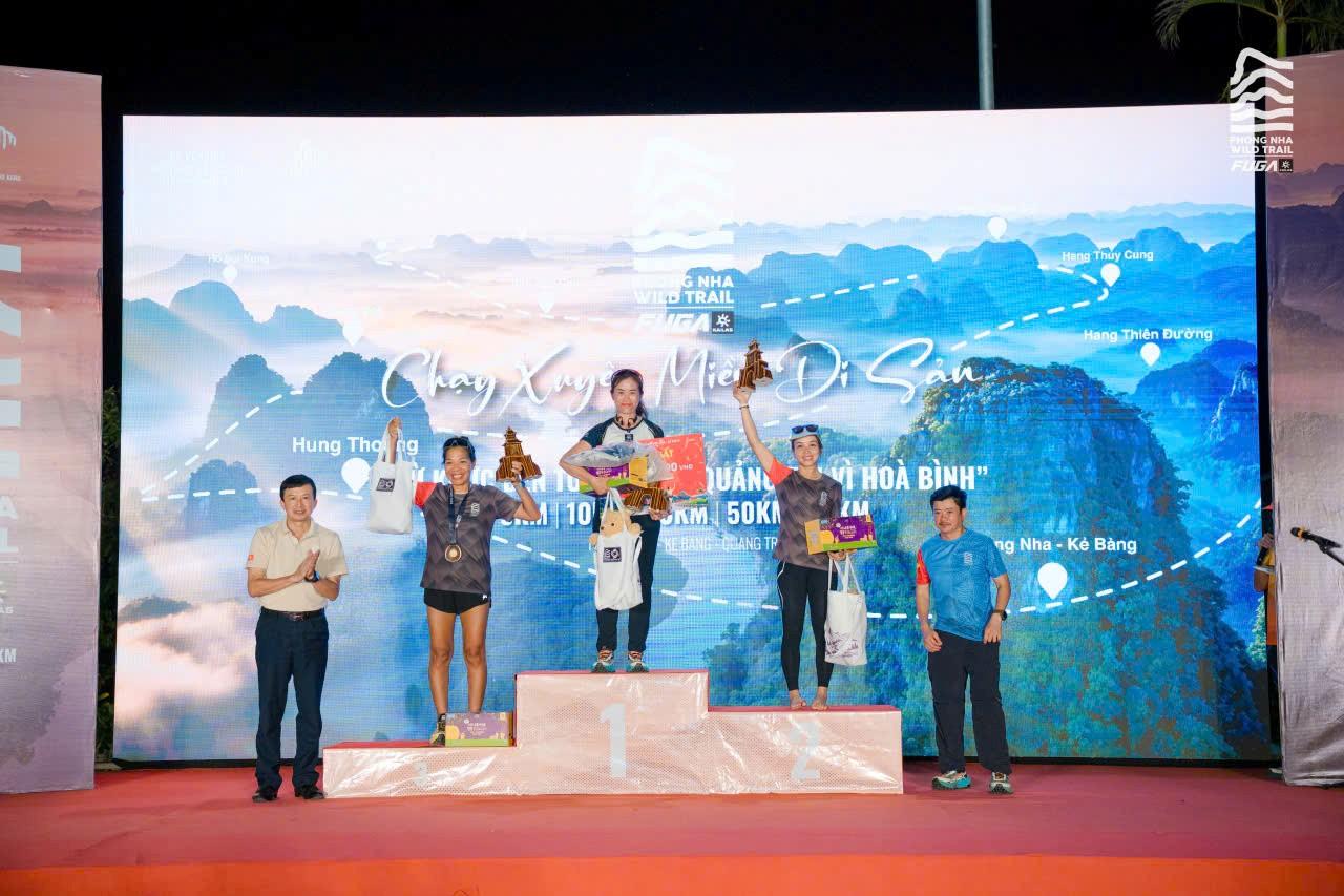Bế mạc trao thưởng giải Chạy địa hình Phong Nha Wild Trail năm 2026