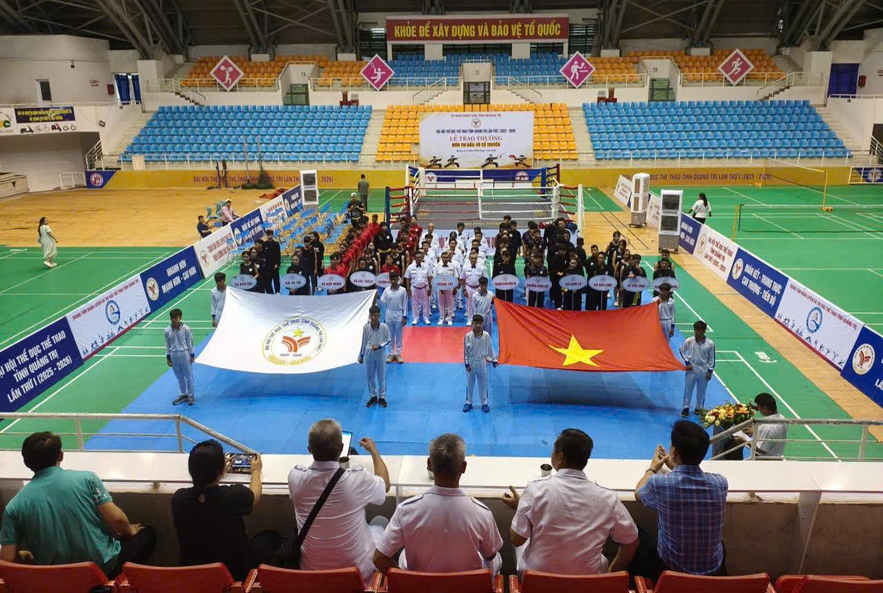Giải võ Cổ truyền Đại hội Thể dục thể thao tỉnh Quảng Trị lần thứ nhất, năm 2025 - 2026 diễn ra...
