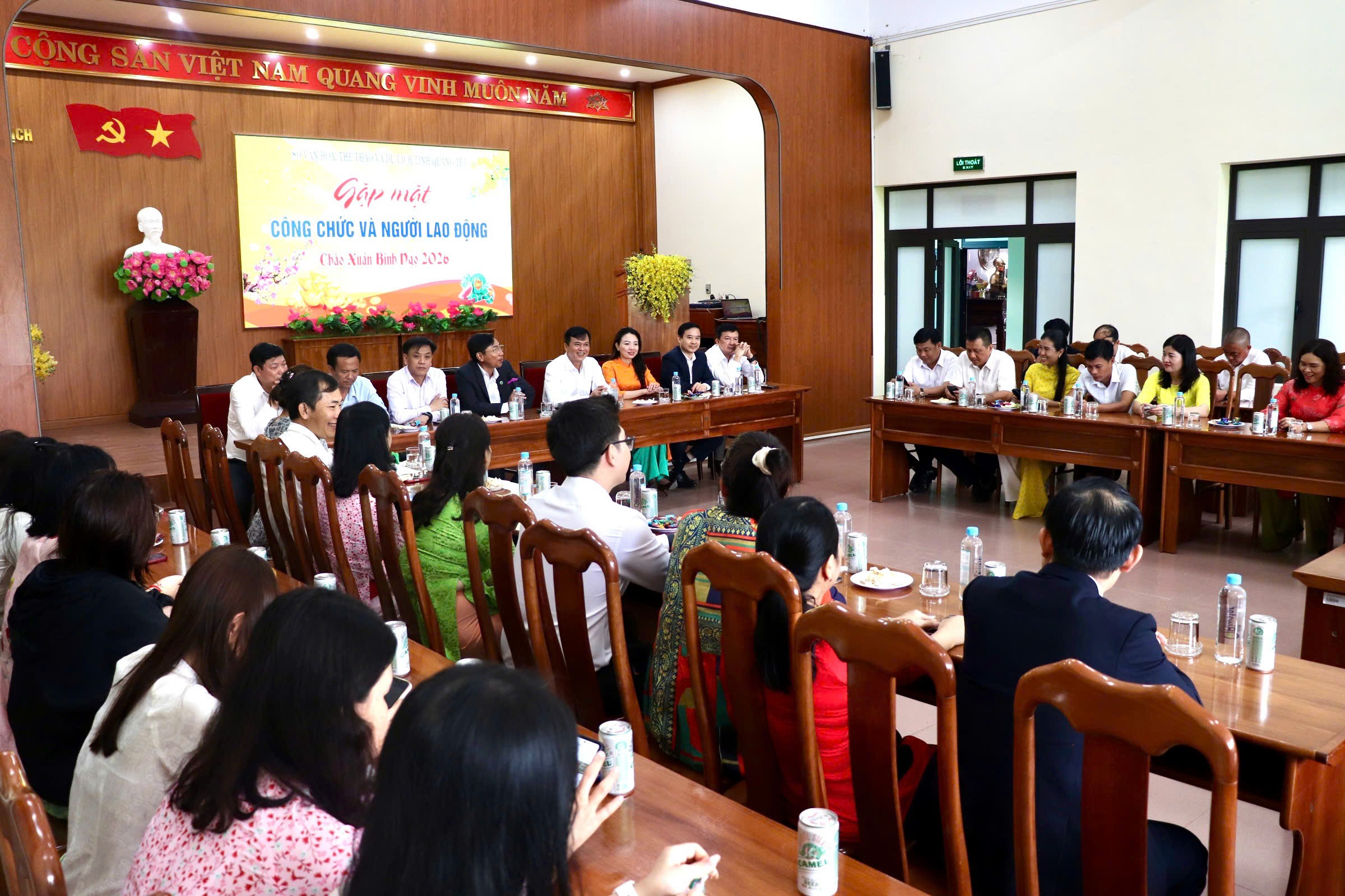 Sở Văn hóa, Thể thao và Du lịch Quảng Trị gặp mặt đầu Xuân Bính Ngọ 2026