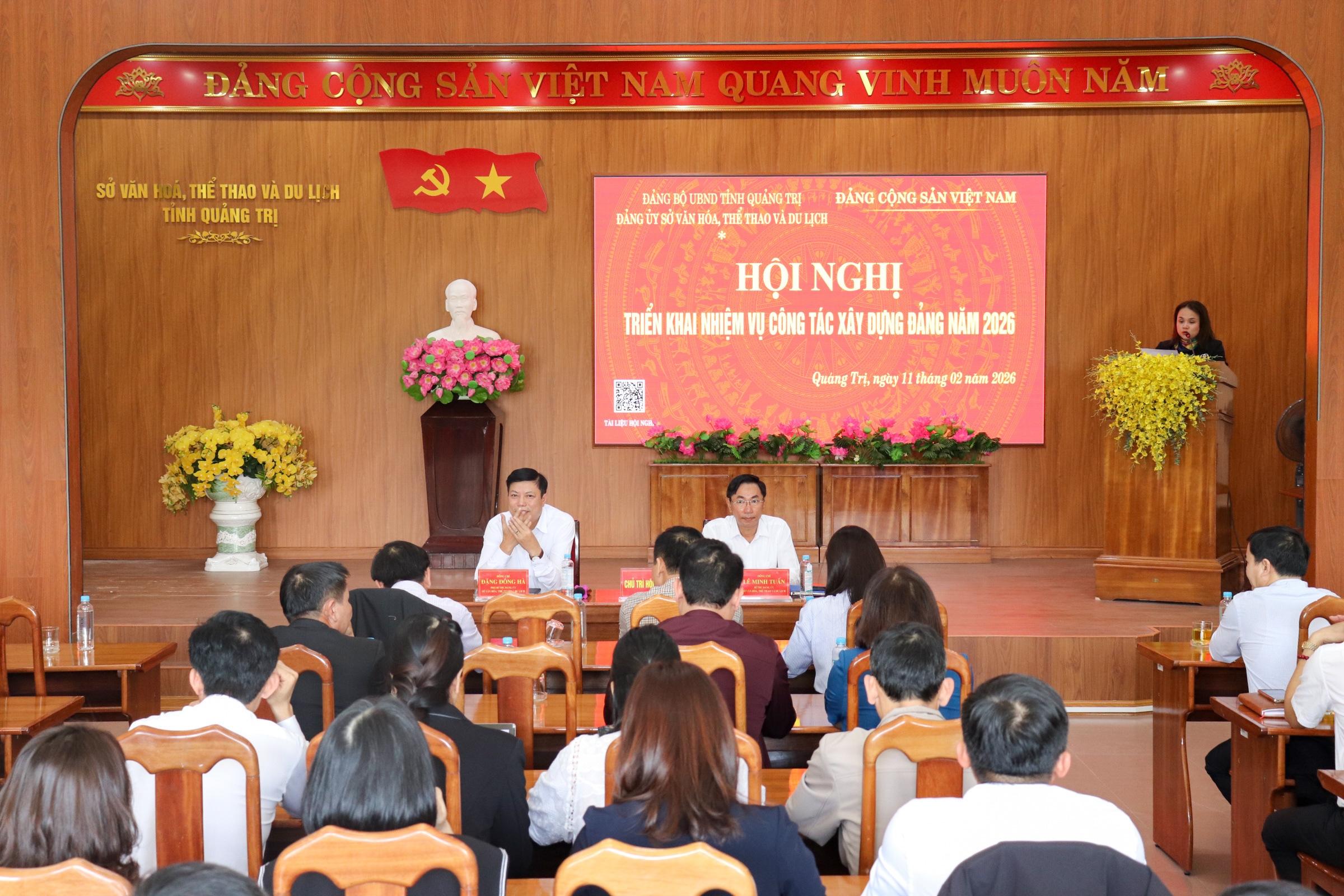 Đảng uỷ Sở Văn hoá, Thể thao và Du lịch tổ chức Hội nghị tổng kết công tác đảng năm 2025, triển...