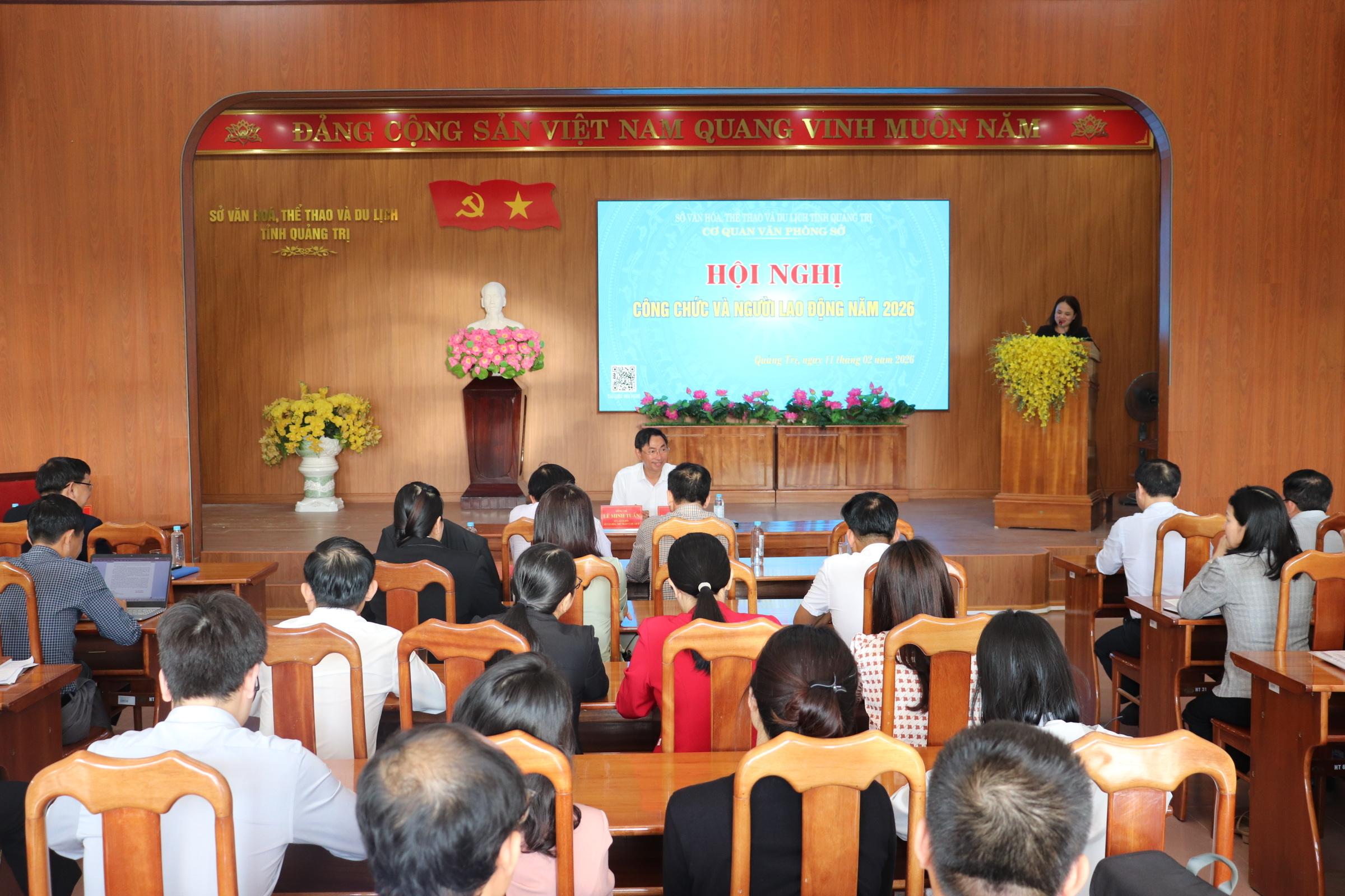 Sở Văn hóa, Thể thao và Du lịch tổ chức Hội nghị công chức và người lao động năm 2025